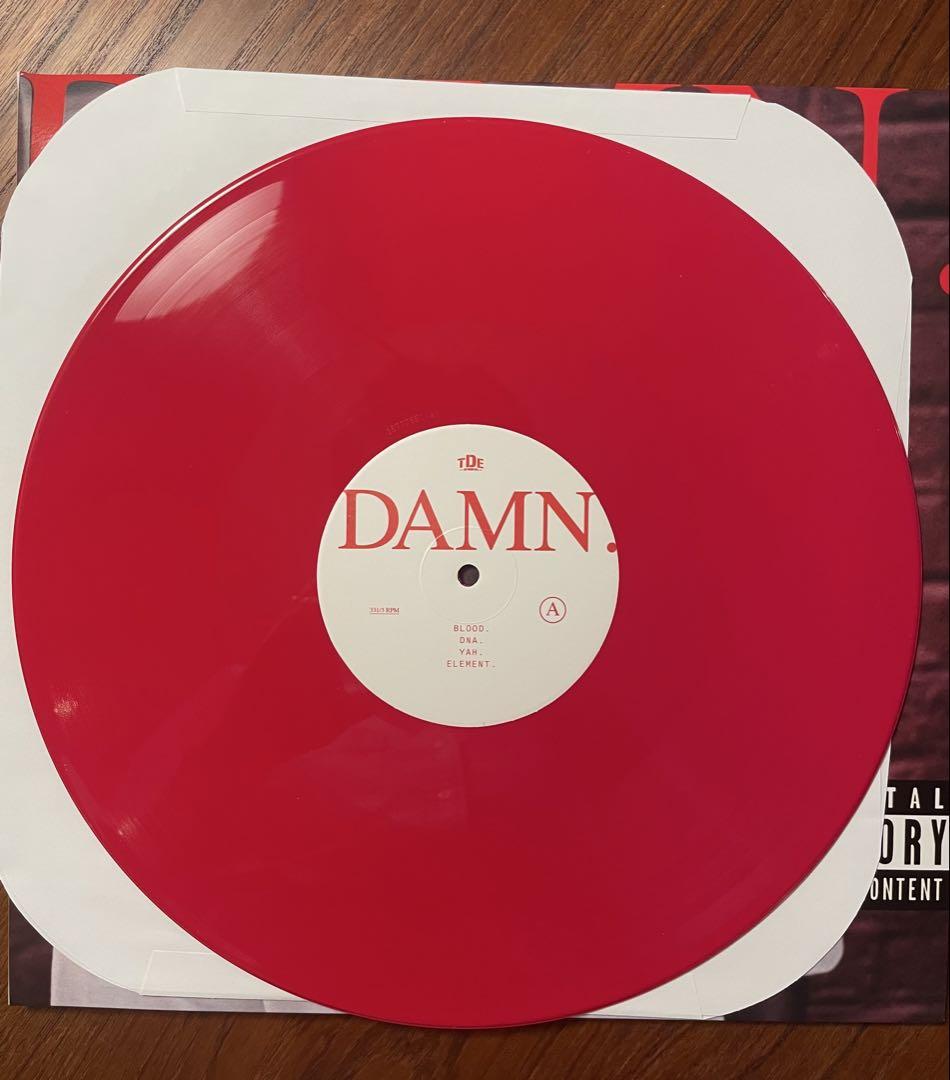 Kendrick Lamar DAMN. サイン入り 赤レコード