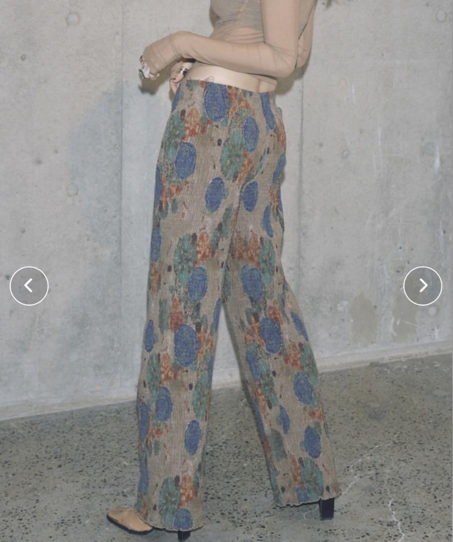 ねこjuemi Chromatic Shirring Pants