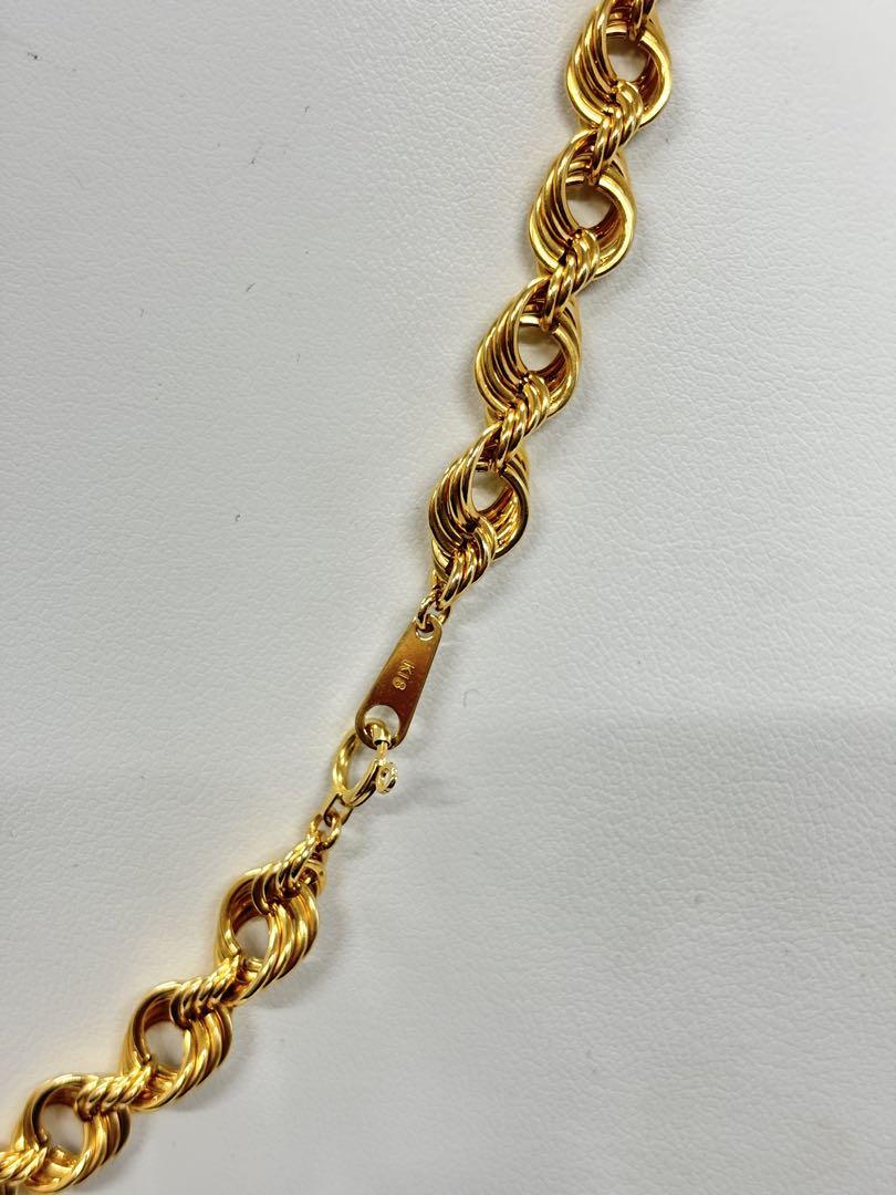 K18(金) ゴールドオプンロープチエイン Open Rope Chain YG