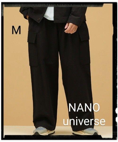 NANO universe カーゴパンツ イージーパンツ ブラック M