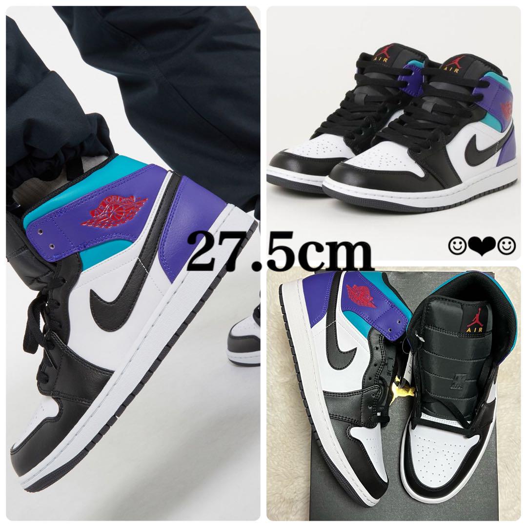 NIKE♡エアジョーダン1♡MID♡スニーカー♡27.5cm
