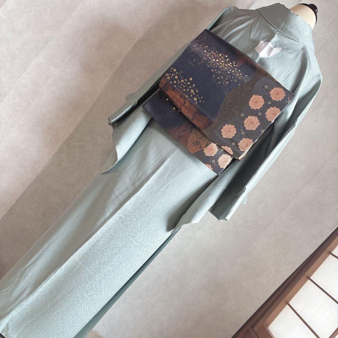 色無地 フルセット 着物 トールサイズ 正絹 しつけ付き 卒業式 一つ紋 G6 色無地 フルセット 着物 トールサイズ 正絹 しつけ付き 卒業式 一つ紋 G6