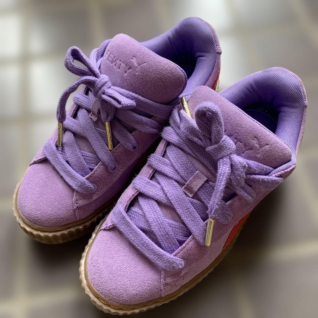 PUMA FENTY パープル スニーカー