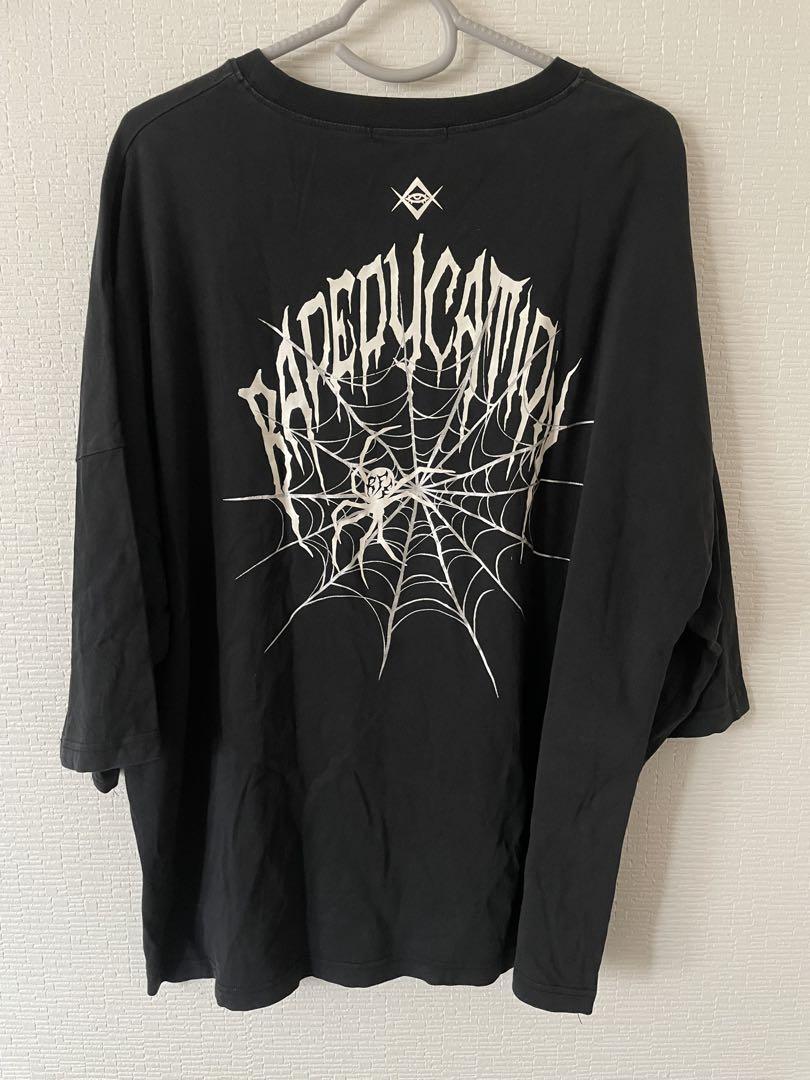 REFLEM レフレム スパイダーネット クモの巣 Tシャツ
