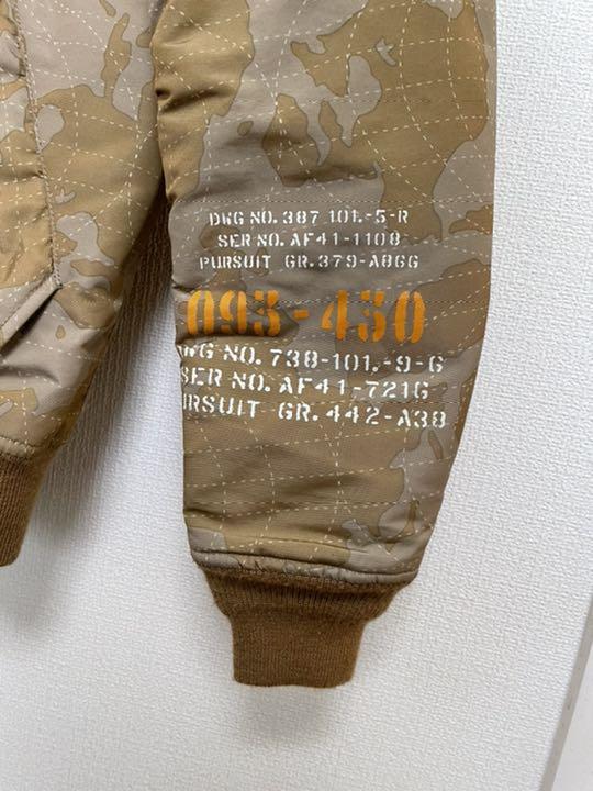 のでご➡ AVIREX 地図柄 ボンバーフライトジャケット 7Tdkz-m68753118112 STENCIL MA-1 フライトジ