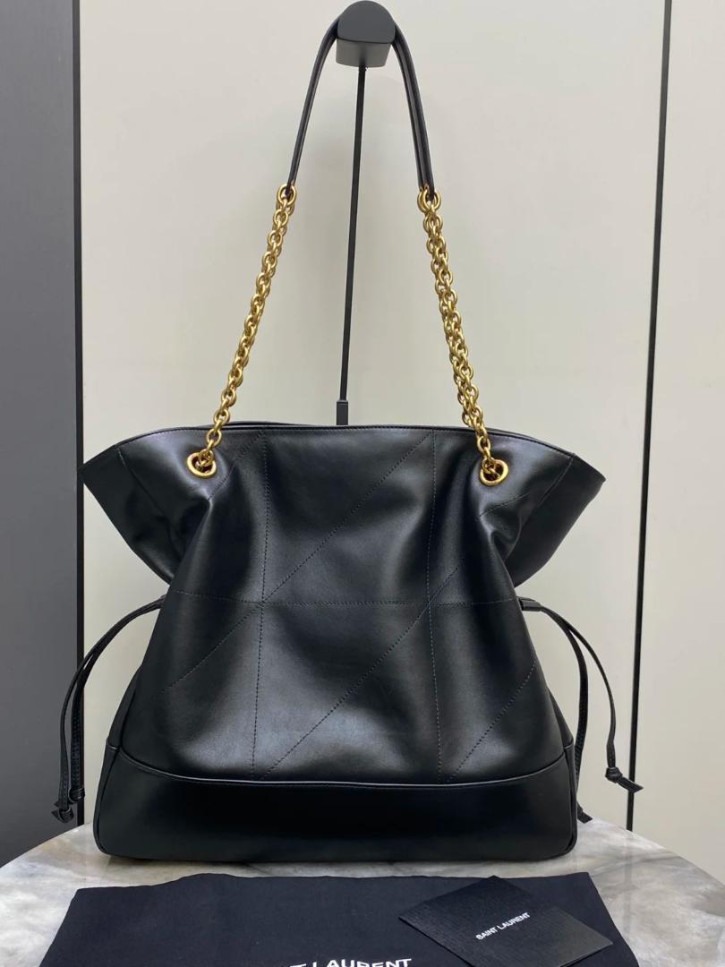 YSL tote ブラックゴールドの新作バッグ
