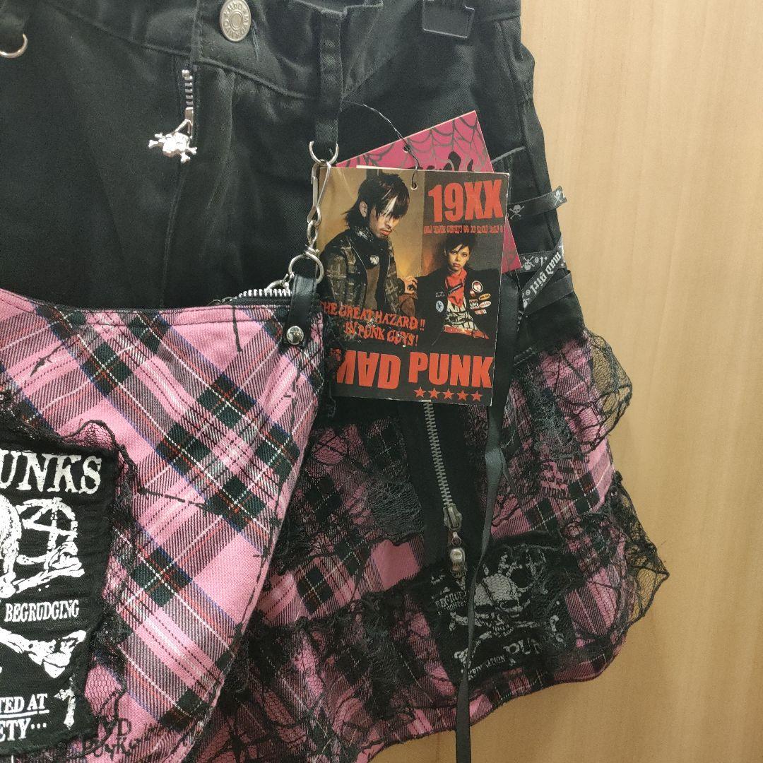 MADPUNKS チェック柄ミニスカート