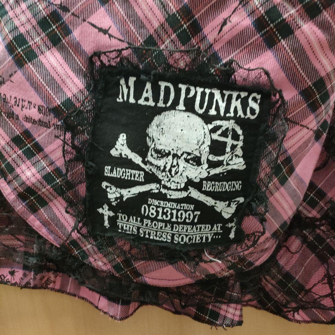 MADPUNKS チェック柄ミニスカート