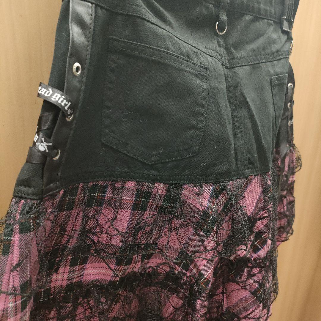 MADPUNKS チェック柄ミニスカート