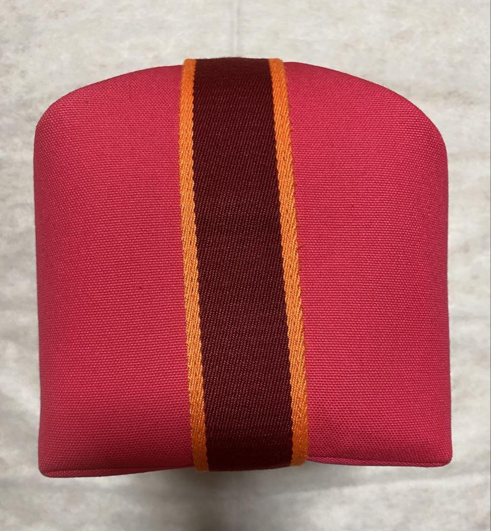 新品 【HERMES エルメス】ブリッドアブラックGM ハイビスカス バスポーチ