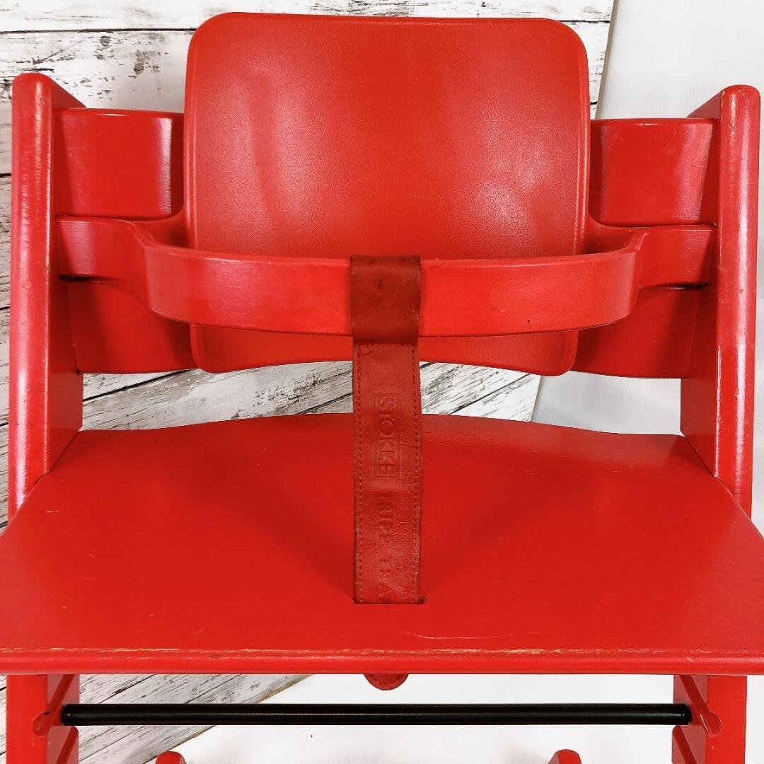 STOKKE ストッケ トリップトラップ レッド ハイチェア レッド