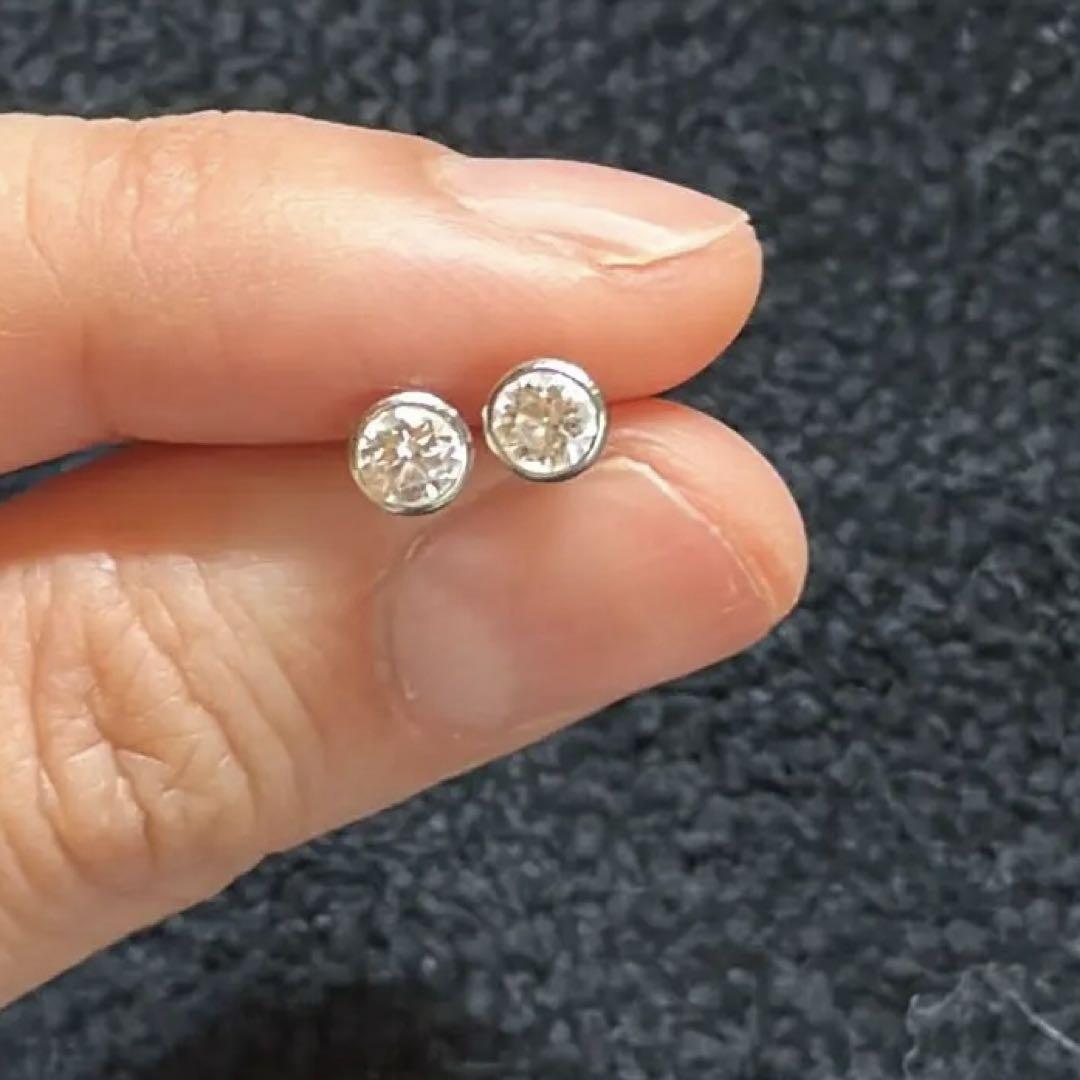 Pt ダイヤ ピアス PC672:Pt ダイヤ ピアス : マホガニーホール Yahoo!店 - 通販