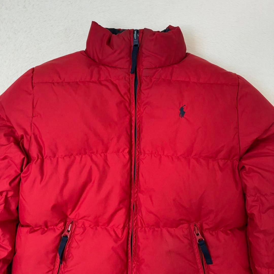 ラルフローレン　ダウンジャケット　ブラックウォッチ　リバーシブル　Sサイズ相当