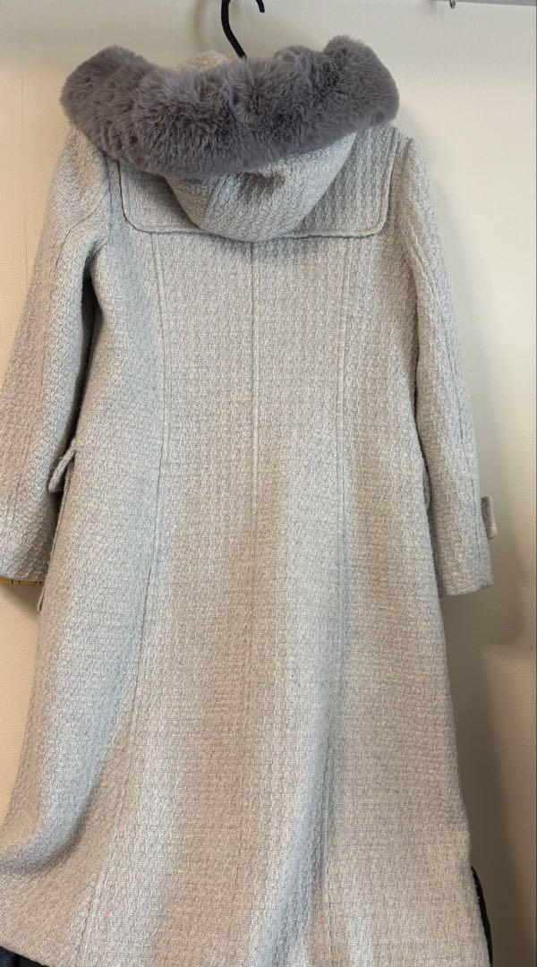 GRACE CONTINENTAL96,800円完売ファーフードダッフルコート trim_ofgrc_item389a63a4846911e