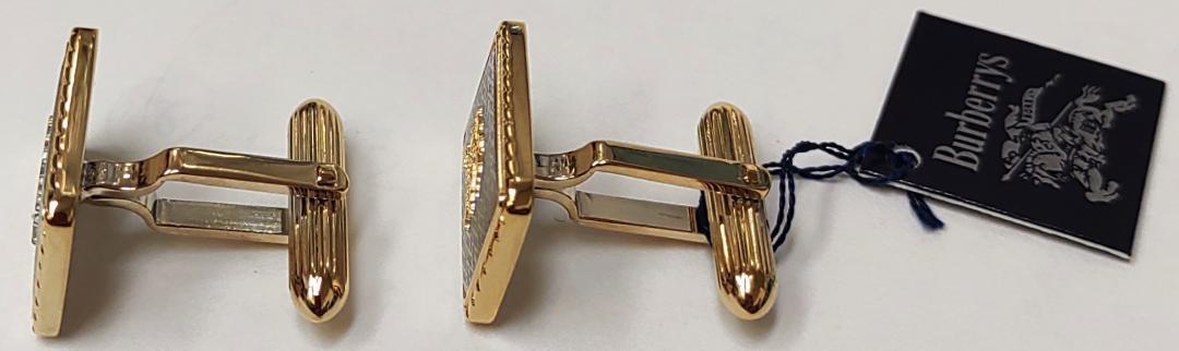 バーバリーズ タイピン カフス タグ付き 外箱あり 中古美品！(46015)