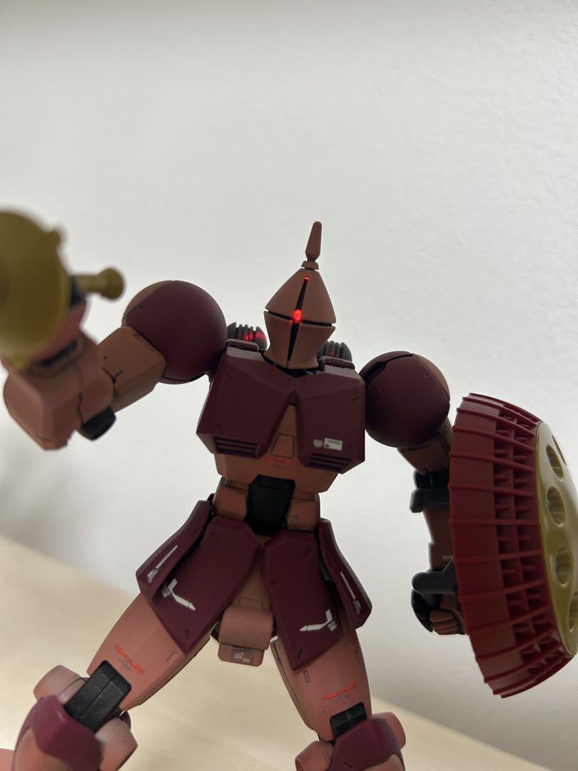 hguc ギャン 全塗装完成品 モノアイ発光ギミックあり