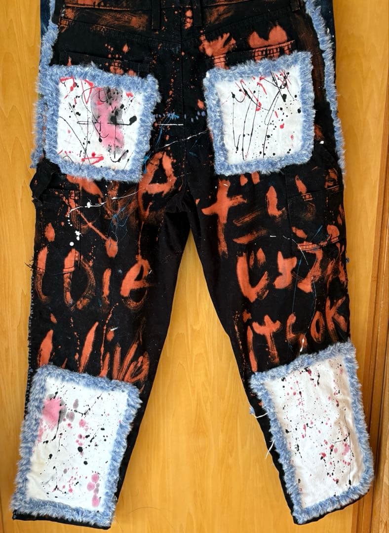 ハンドメイドリリメイクパンツ