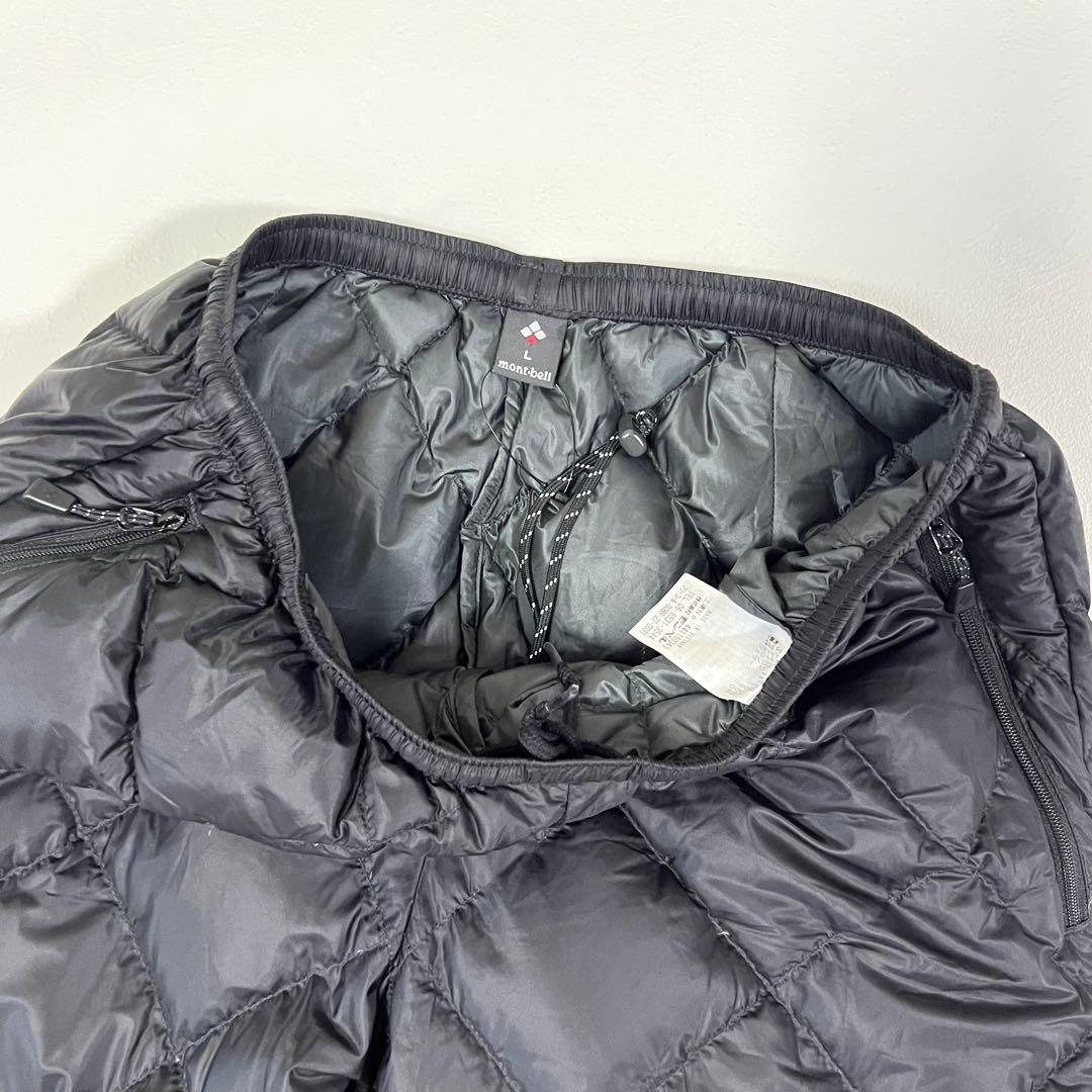 モンベル スペリオダウンパンツ ボトムス アウトドア ブラック L