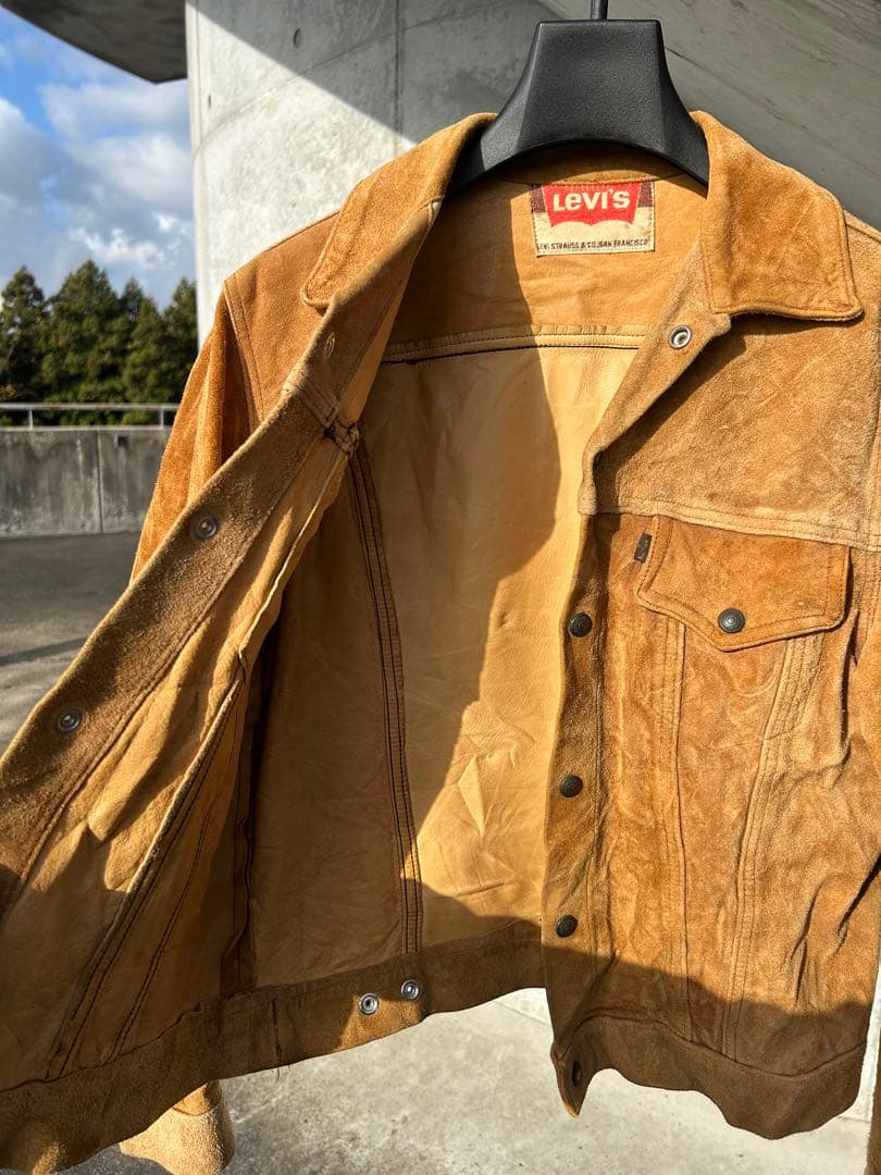 Levi's ビックEスエードトラッカージャケット1960年代後期 Levi's ビックEスエードトラッカージャケット1960年代後期