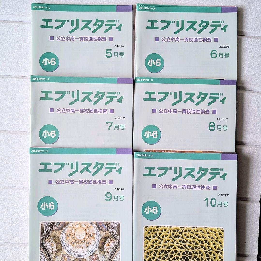 Z会 エブリスタディ 公立中高一貫校適性検査 小5 2023年度 1年分