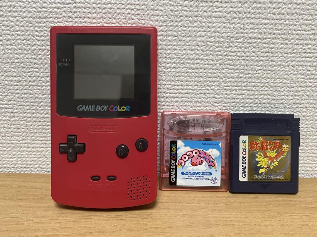 ゲームボーイカラー　ソフト2枚付き