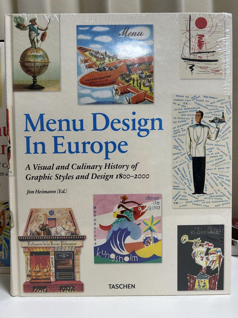 アート・デザイン・音楽 Menu Design in Europe TASCHEN