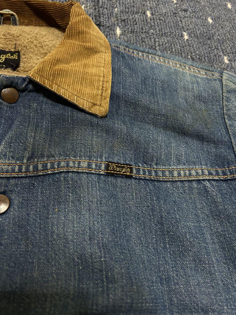 70s WRANGLER デニム　ボアジャケット