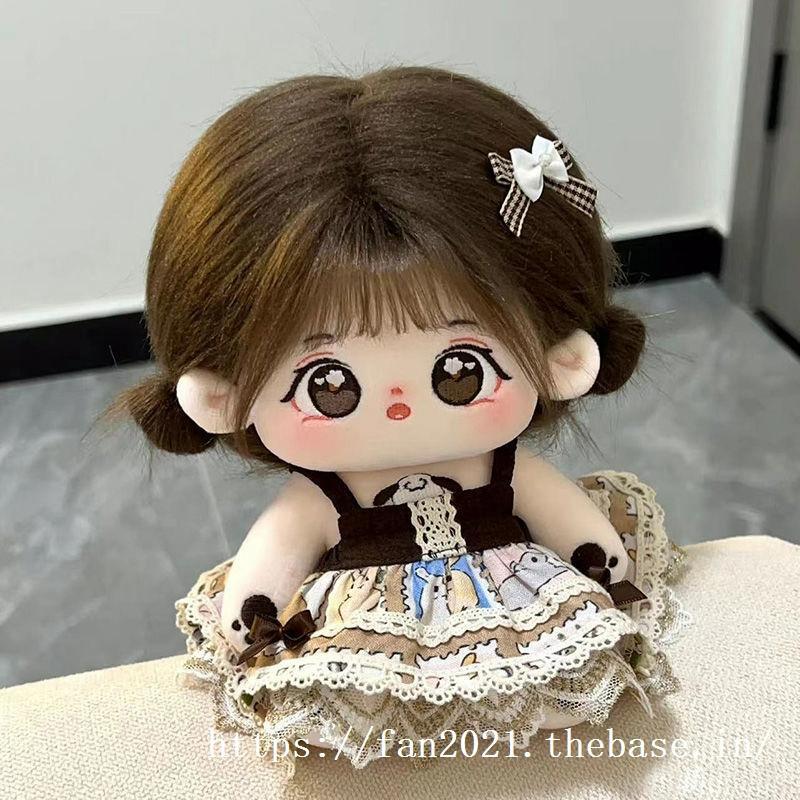 ダブルポニーテールの女の子 20cm ぬいぐるみ 無属性 着せ替え