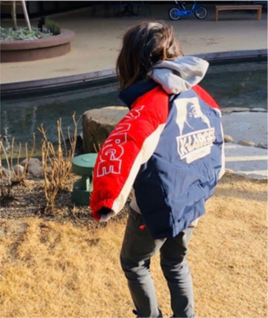 【新品】XLARGE KIDS  OGバック袖ライン中綿ブルゾン