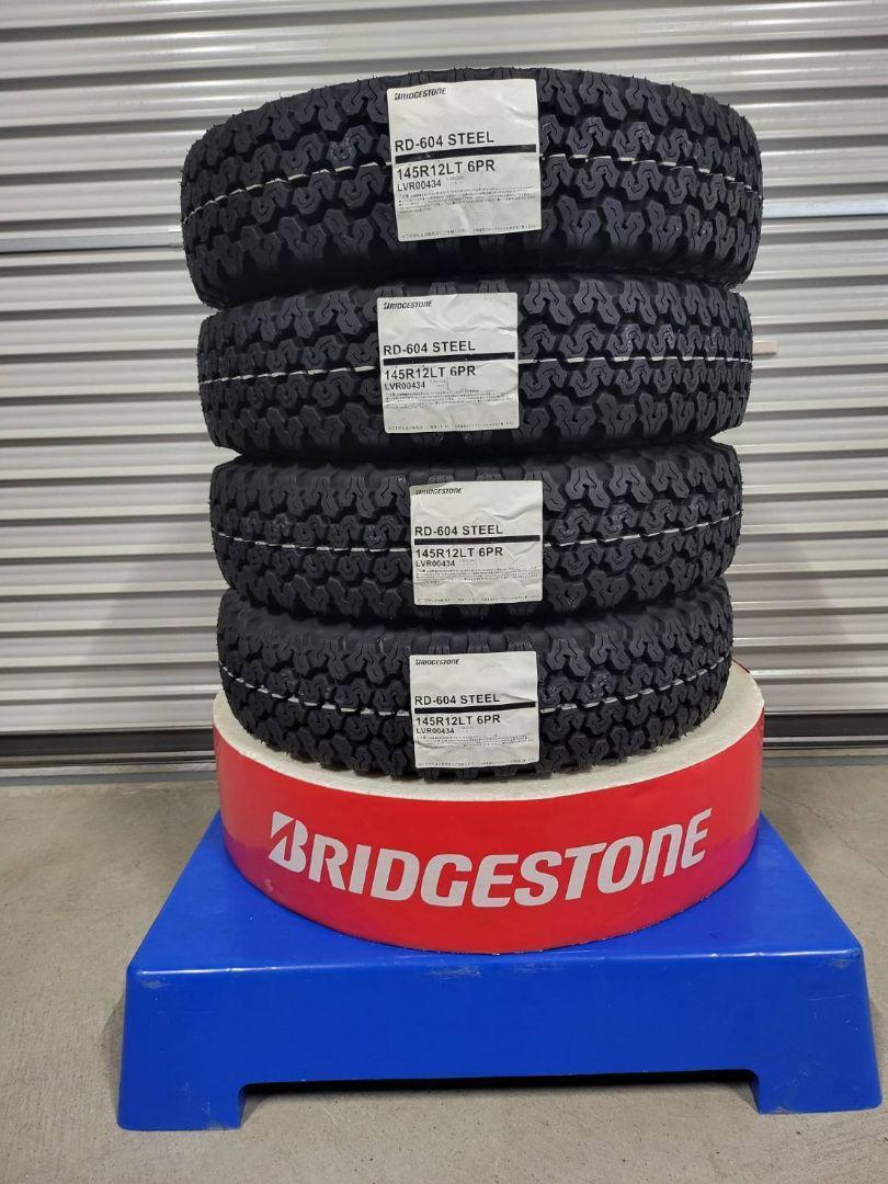 ブリヂストンRD-604 STEEL 145R12LT 6PR4本セット新品 - メルカリ