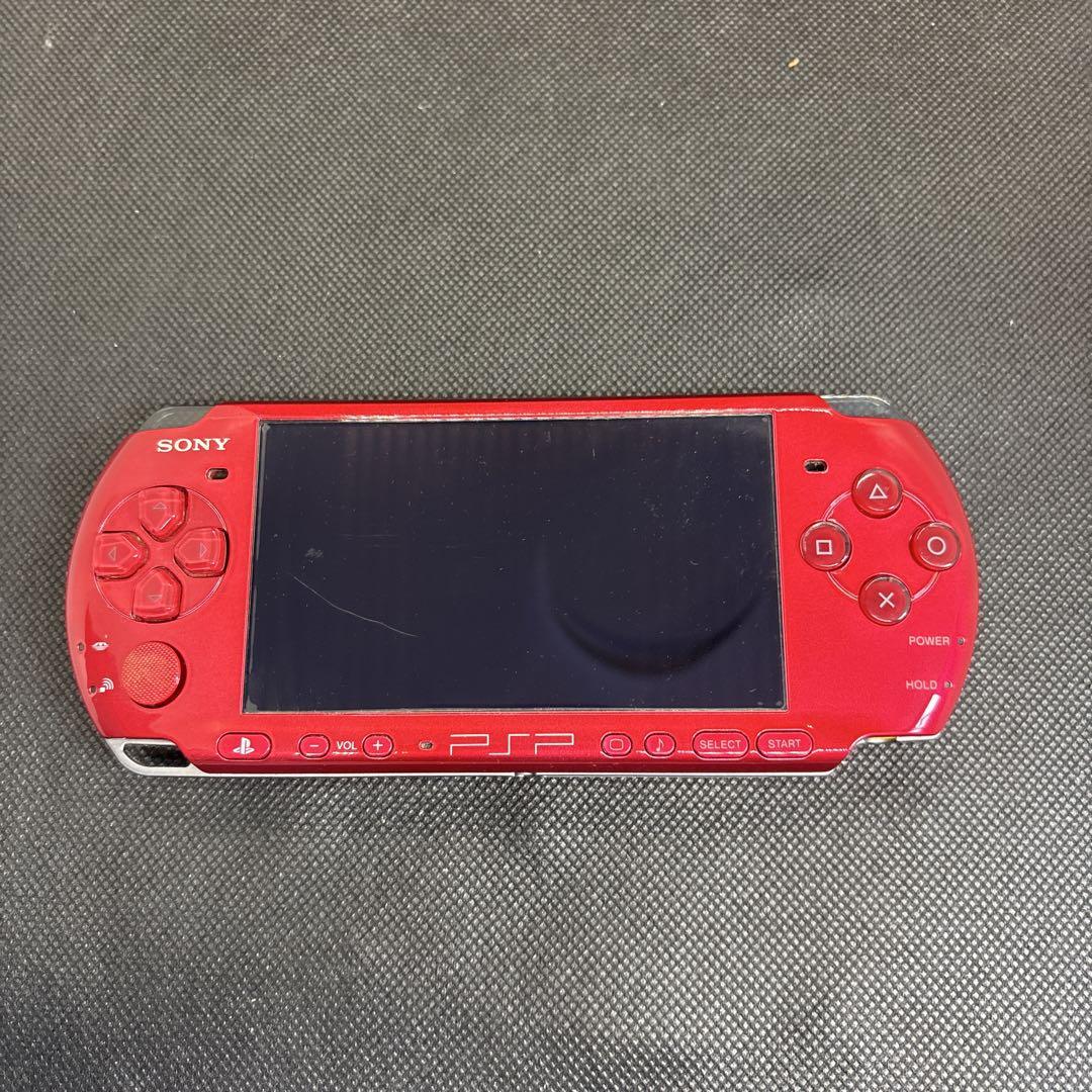 液晶美品　SONY PSP−3000 本体 レッド