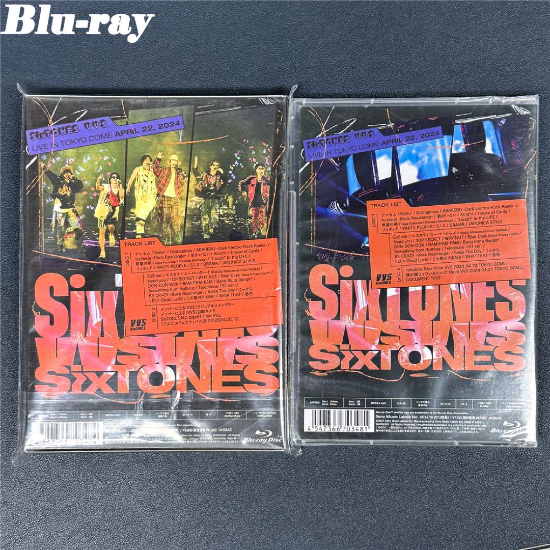 SixTONES VVS Blu-ray〈初回盤 2枚組〉&〈通常盤 2枚組〉