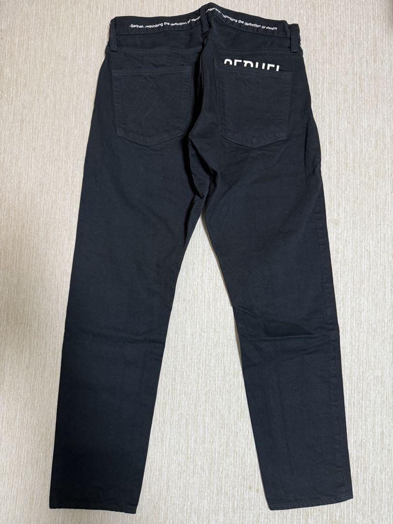 【新品同様】FRAGMENT x SEQUEL BLACK DENIM