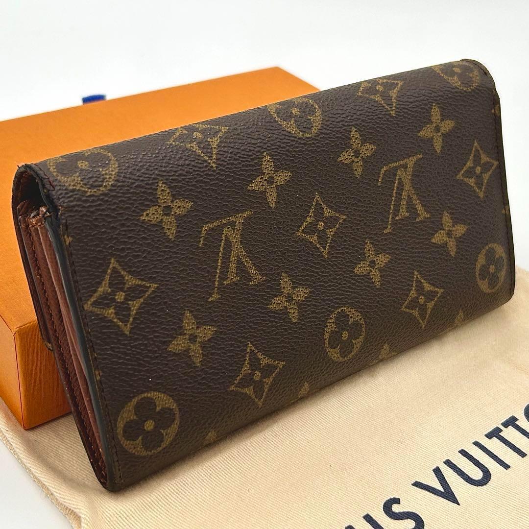 美品❣️ ルイヴィトン 長財布 モノグラム　ポルトフォイユサラ　レディース　茶