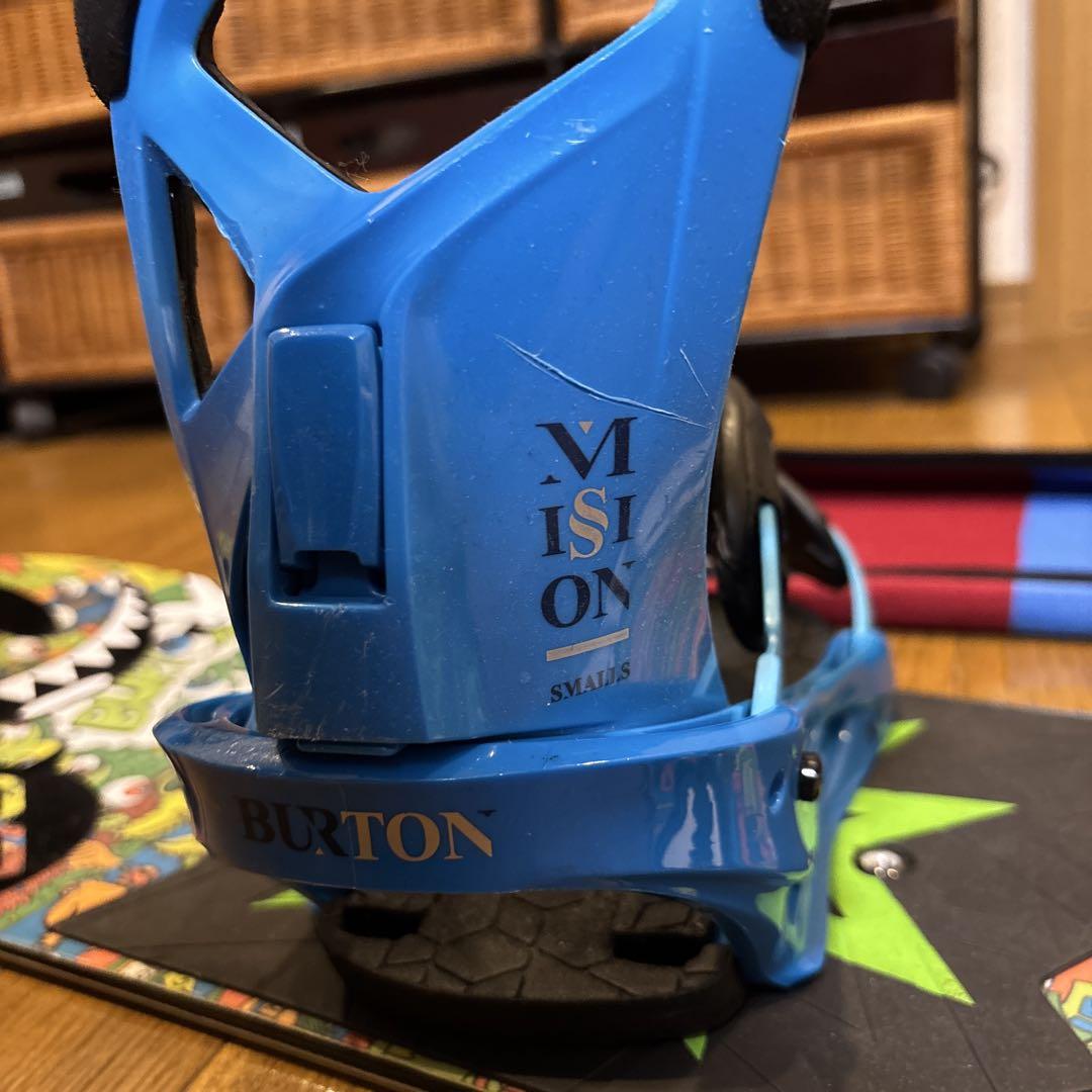 BURTON スノーボード 115 chopper バインディング　ケース付き