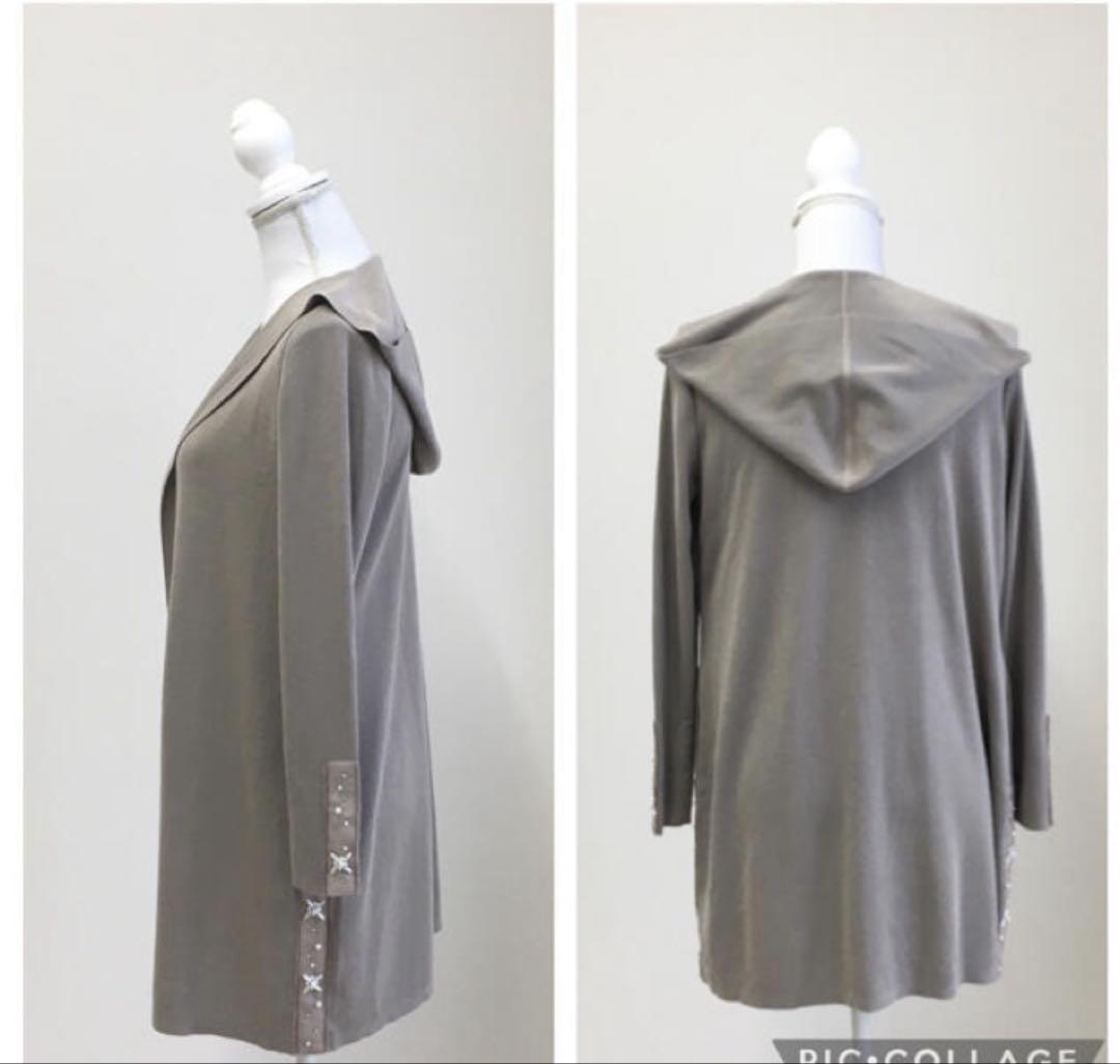 【美品】Rene ルネ　ストレッチ　レーヨン　カーディガン