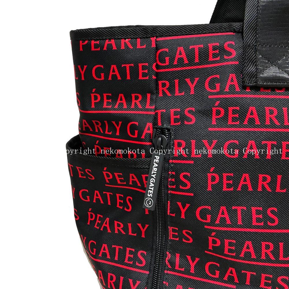 パーリーゲイツ メゾンロゴ柄 ロッカーバッグ 総柄 PEARLY GATES