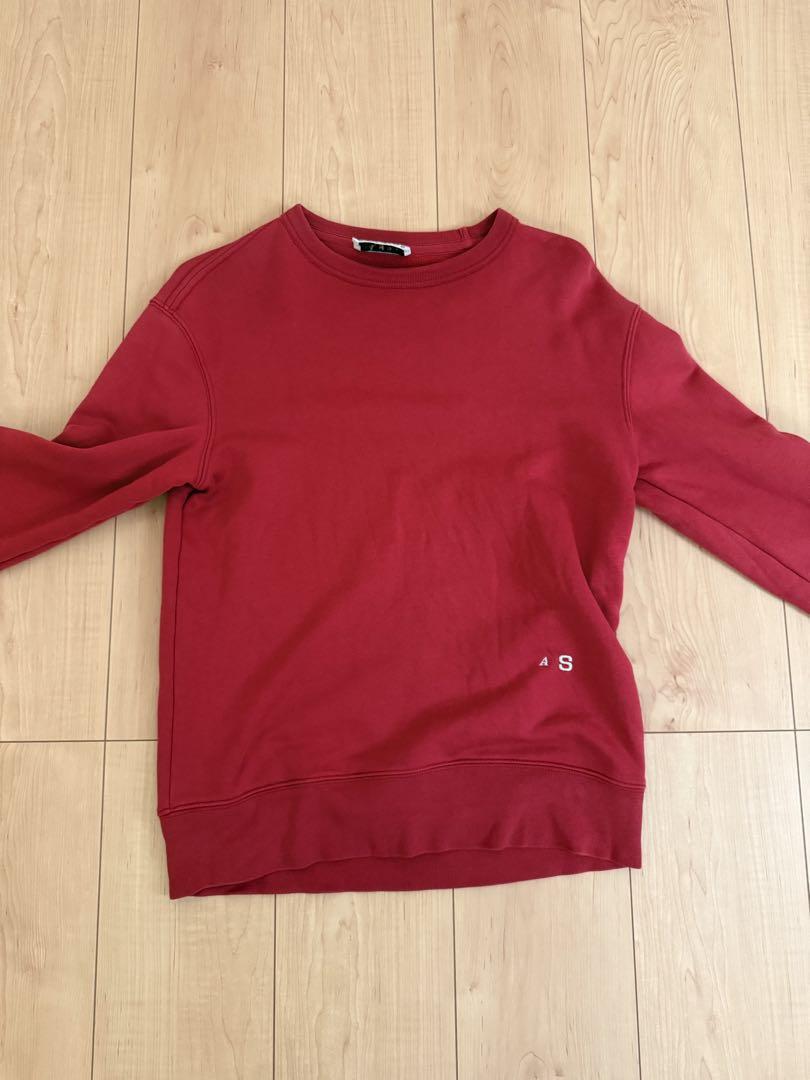 Acne Studios レッド トレーナートップス