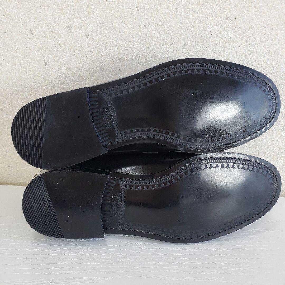 新品同様◆JACKSON BILL ジャクソンビル 本革 タッセルローファー 黒