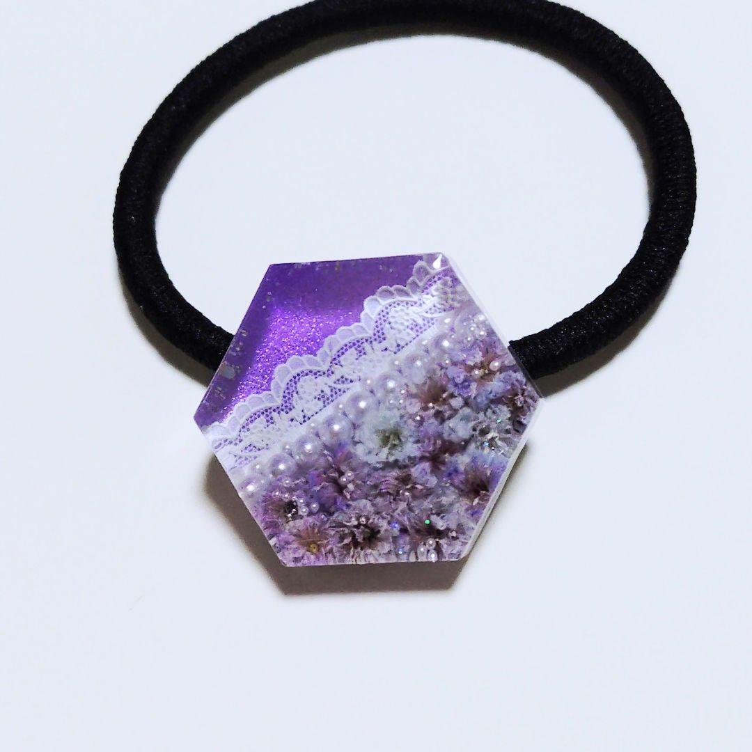 ヘアゴム キーホルダー