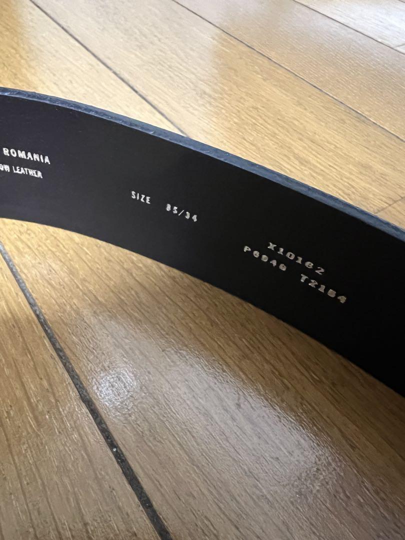 DIESEL ロゴベルト 100%牛革 ディーゼル 85