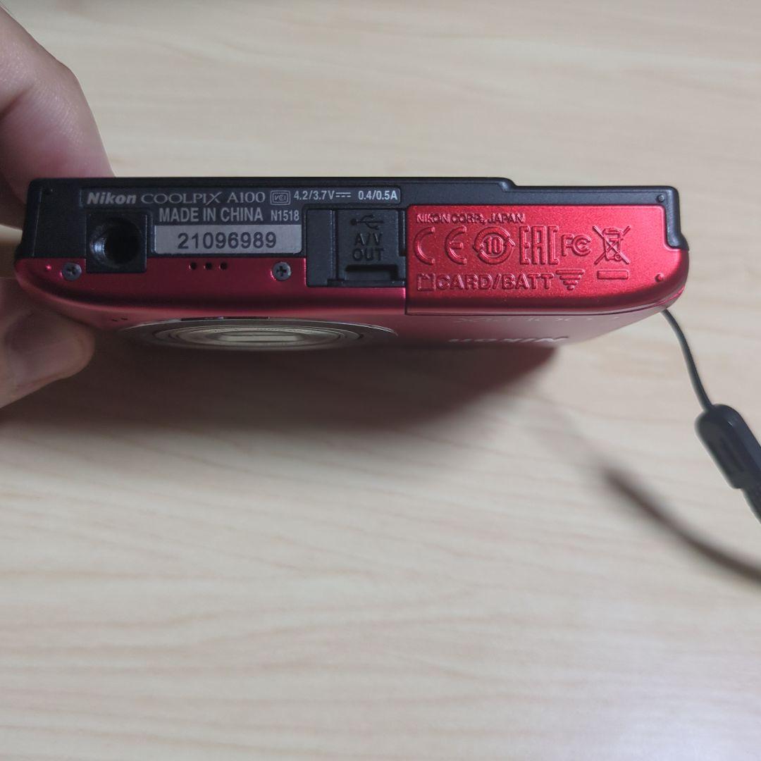 ジャンク品】Nikon COOLPIX A100 RED - メルカリ