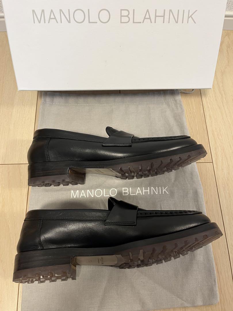 MANOLO BLAHNIK 厚底ローファー TIRANDANU CALF010 - メルカリ