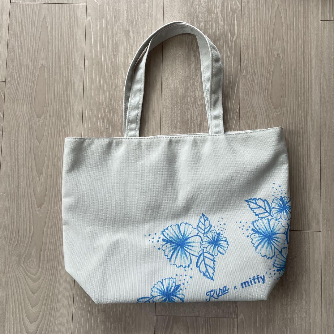 【限定セール！】 Kira✖️miffy トートバッグ Hawaii ミッフィー コラボ 手提げ袋 バッグ