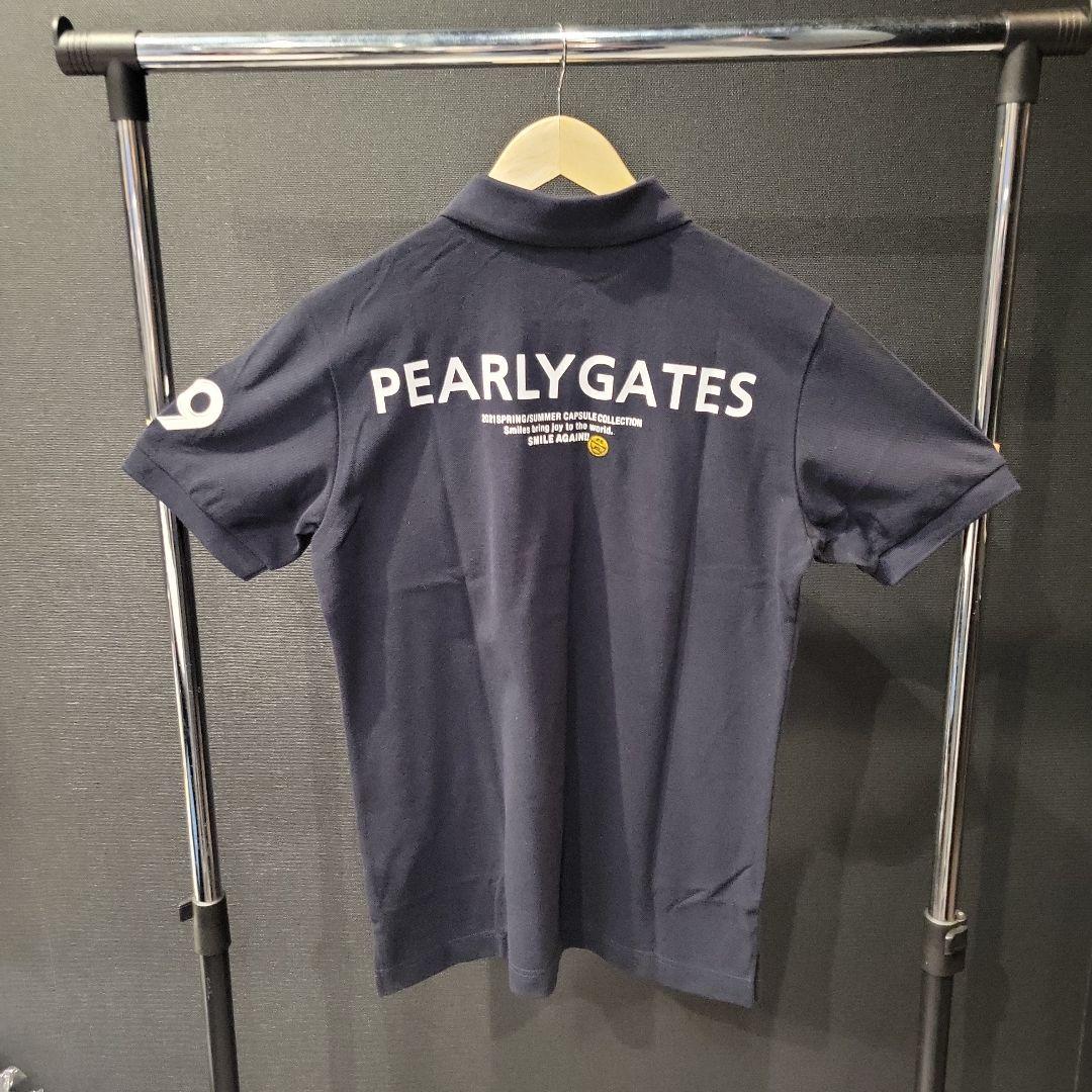 PEARLY GATES ネイビー ポロシャツ