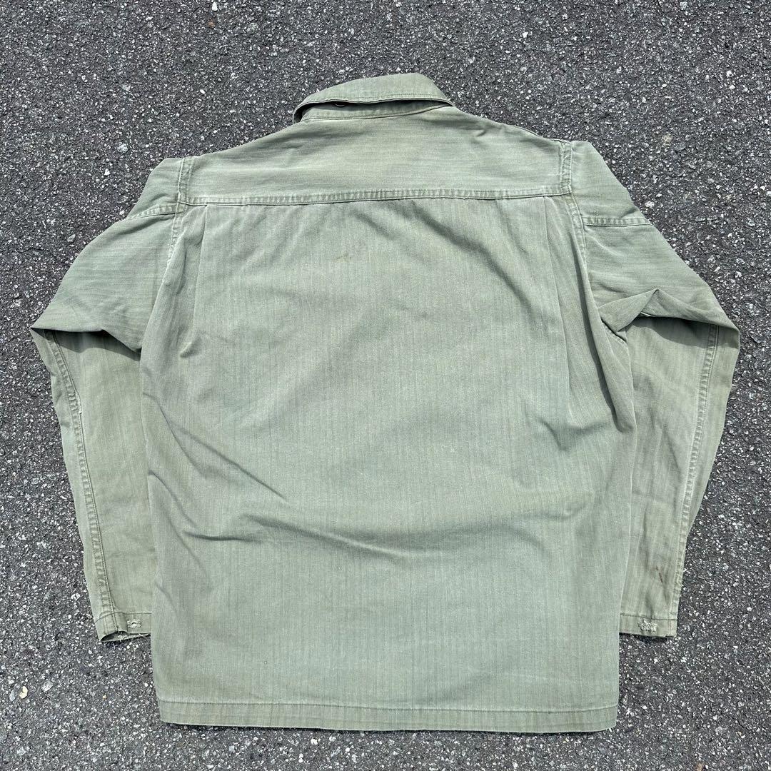 40s US ARMY 月桂樹ドーナツボタン ユーティリティシャツ 40s US ARMY 月桂樹ドーナツボタン ユーティリティシャツ - メルカリ