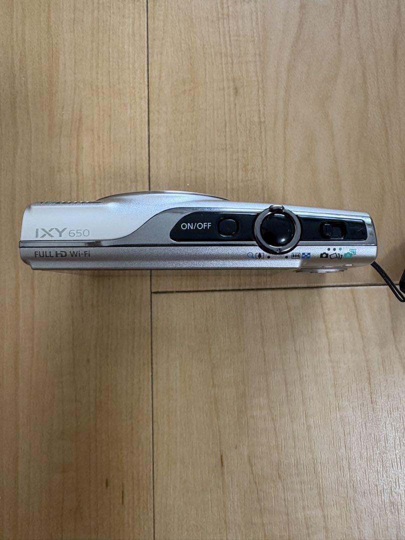 Canon IXY650 コンパクトデジタルカメラ　シルバー(動作確認済)