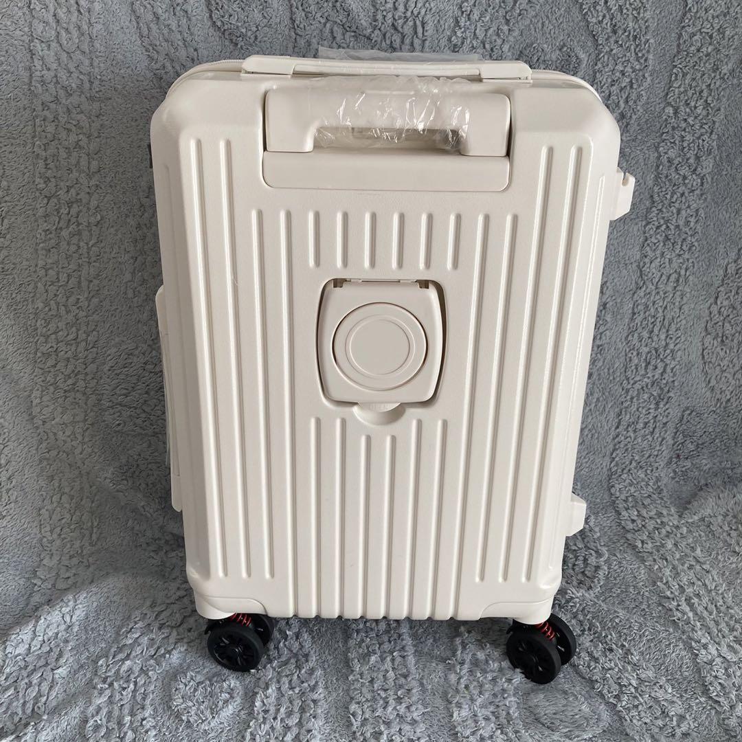 SSサイズ スーツケース　機内持ち込み可能 カップホルダー　TSAロックUSB付