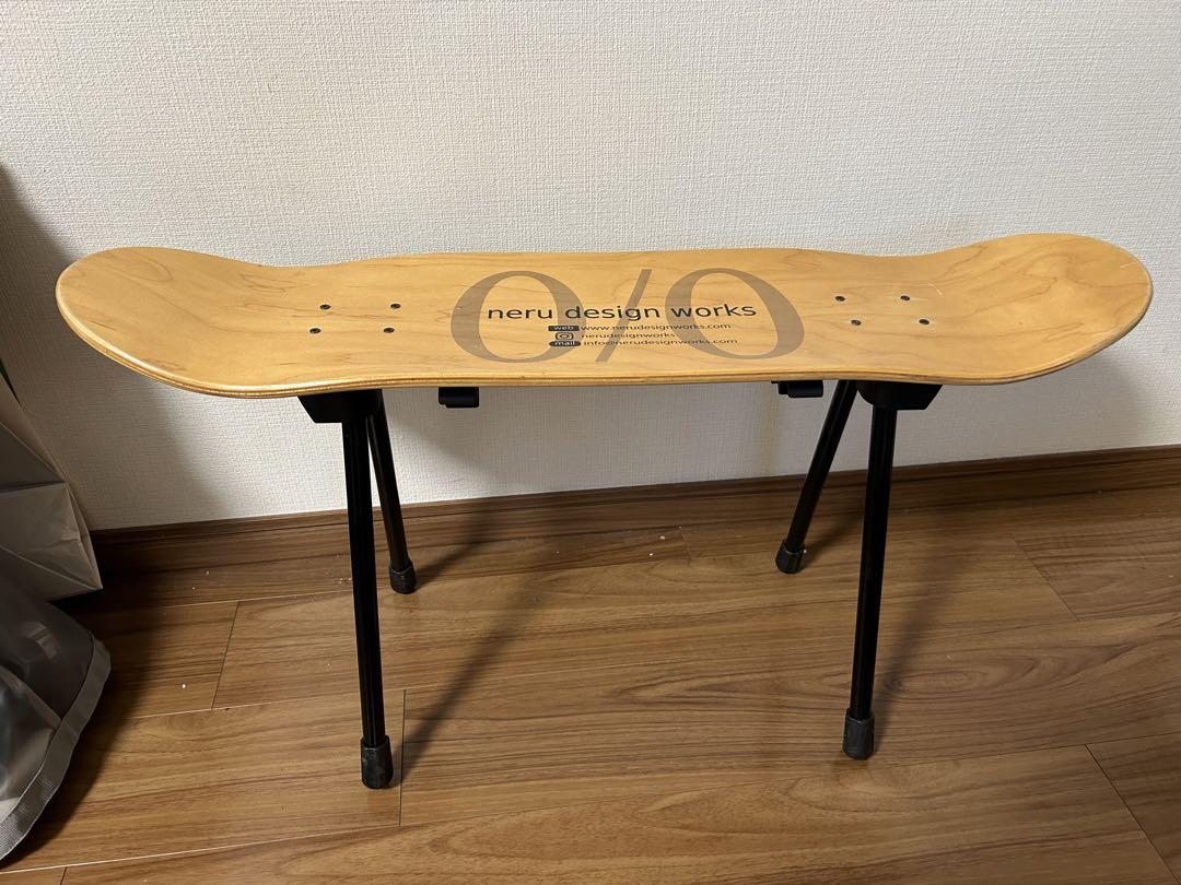 neru design works ネルデザインワークス　スケボーデッキ　脚付き
