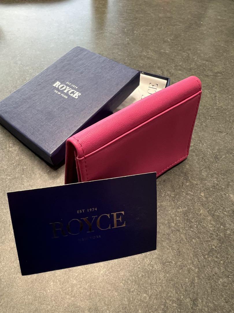 【新品・未使用】ROYCE ロイス 名刺入れ／カードケース ピンク